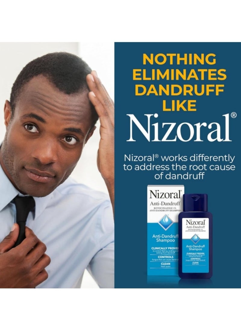 Nizoral Nizoral Anti-Dandruff Shampoo, Basic, Fresh, 7 Fl Oz, (Packaging May Vary)  - Image 2