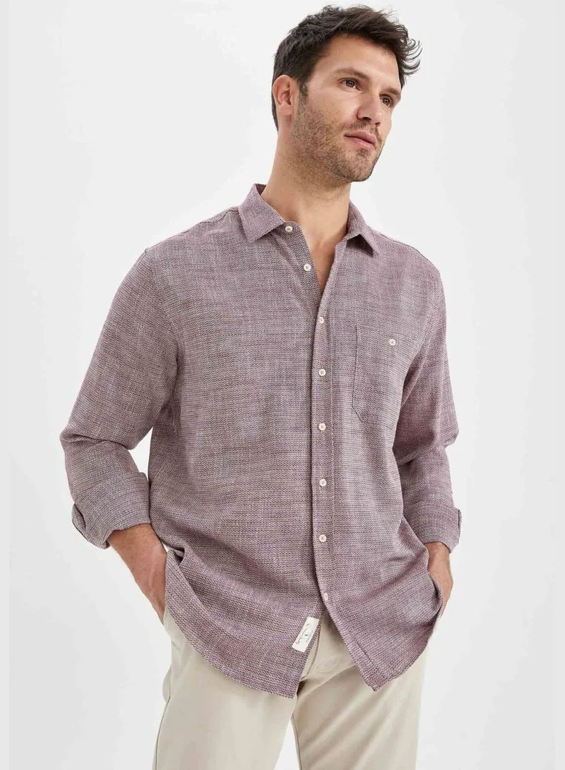 DeFacto Regular Fit Long Sleeve Shirt
