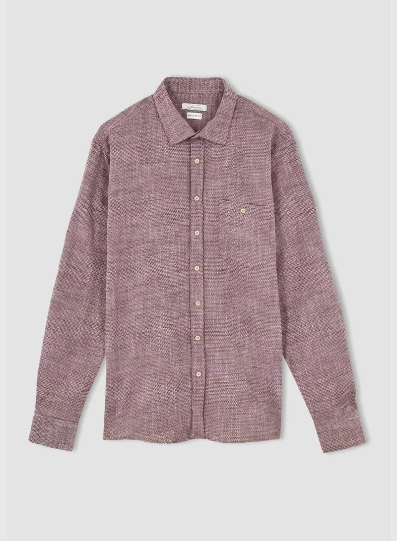 DeFacto Regular Fit Long Sleeve Shirt