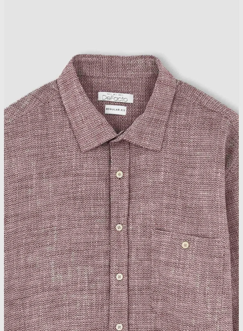 DeFacto Regular Fit Long Sleeve Shirt
