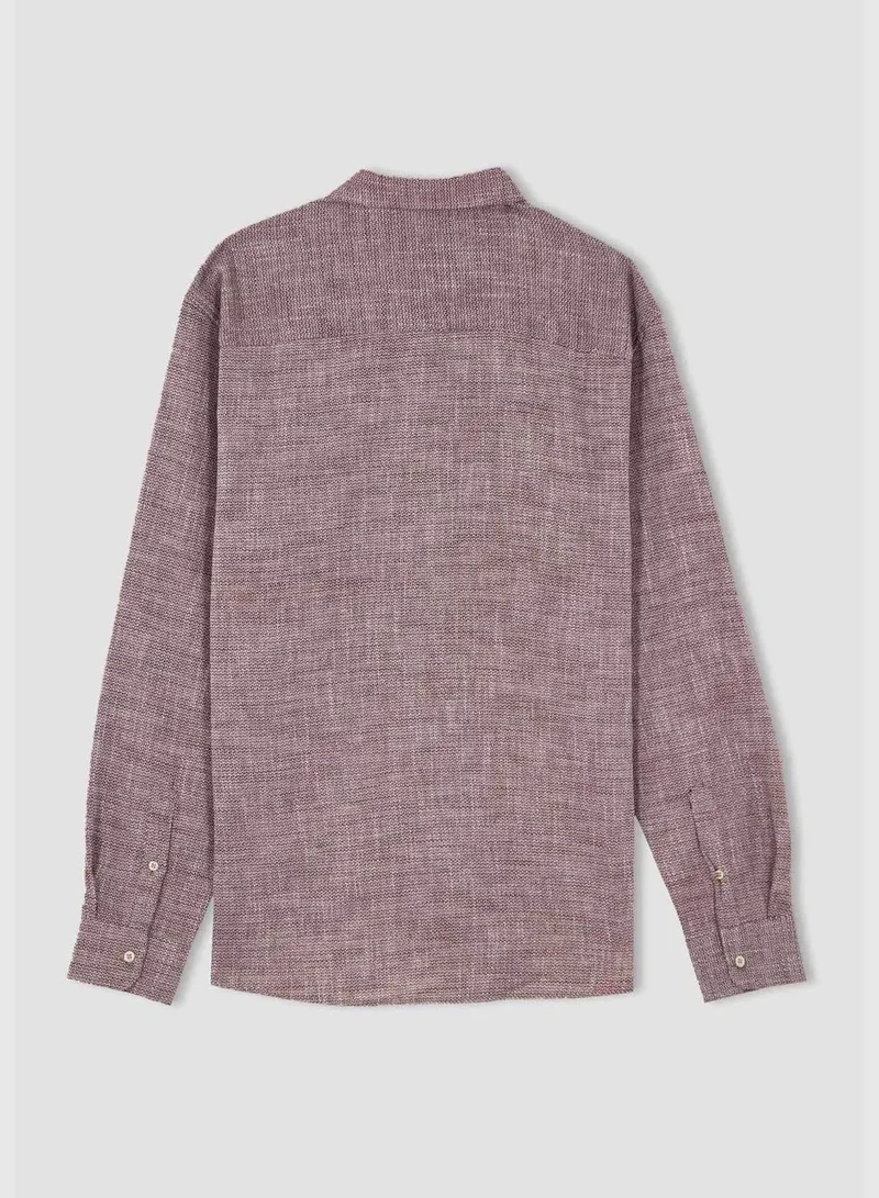 DeFacto Regular Fit Long Sleeve Shirt