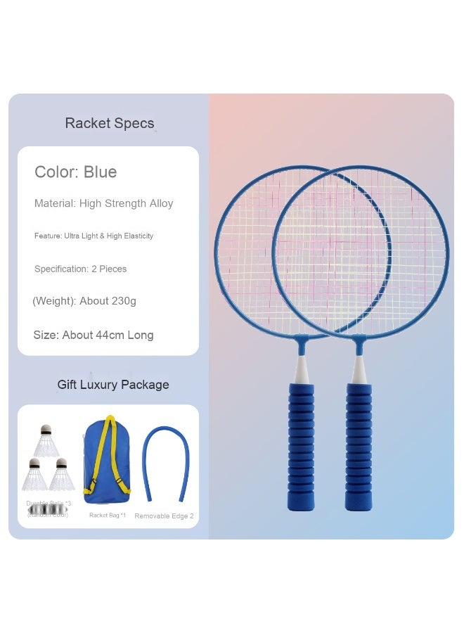 Generic Ultra-Lightweight Badminton Racket Set for Home Use - Perfect Choice for Beginners and Couples