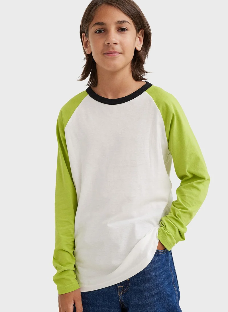 H&M Kids 3 Pack Color Block T-shirt