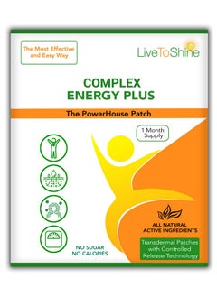 Live To Shine Energy Be Patch Natural Ingredients For Energy Alertness And Wellbeing Usa Made  - Image 2