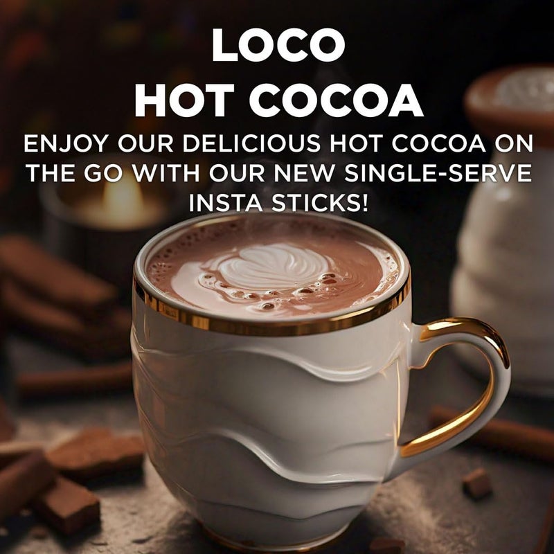 عبوات شوكولاتة ساخنة داكنة فورية من ماود، 16 قطعة، شوكولاتة ساخنة أو مثلجة فورية - فقط أضف الماء - Image 2