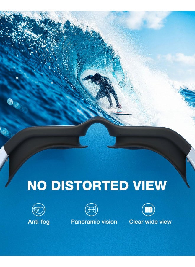 ZIONOR Swim Goggles, Upgraded G1 Polarized Swimming Goggles UV Protection Anti-fog Adjustable Strap for Men Women Adult Indoor or Outdoor (Polarized Mirror Gold Lens) - Image 5