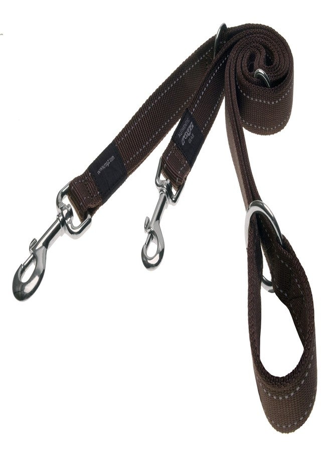 Rogz Multi Purpose Leash X-Large - Chocolate Brown - Image 1