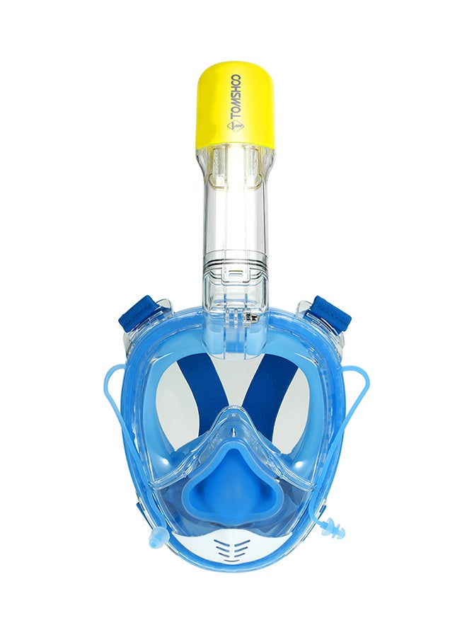 TOMSHOO Panoramic Full Face Snorkel Mask 670grams - Image 1