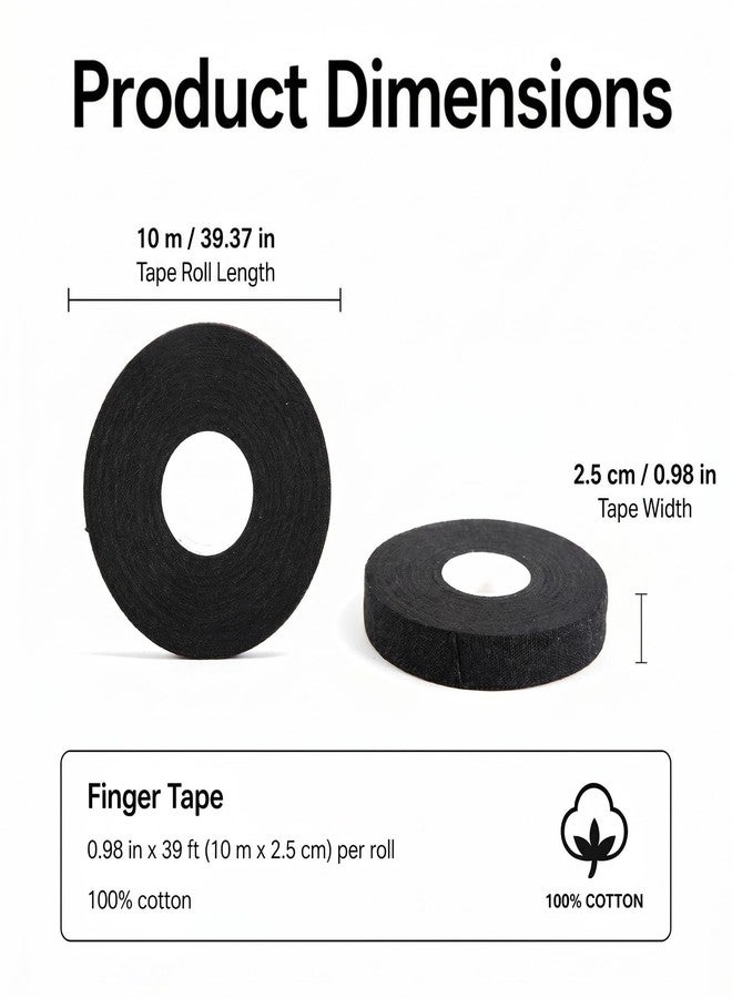 JFRHUDS 10 Rolls Athletic Finger Tape,450FT Strong Sticky Climbing Tape - Image 2