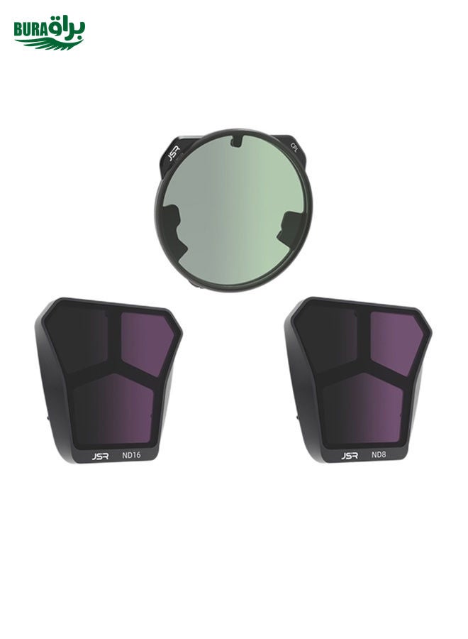 BURAQ For DJI Mavic 3 Pro JSR KH Series Drone Lens Filter, Filter:3 in 1  - Image 2