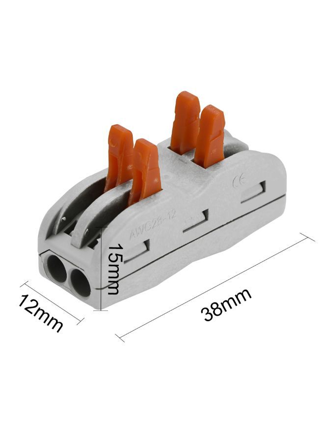 NIBEMINENT 15-Piece 4-Way Flame Retardant Cable Connector Box Set Grey 0.14kg  - Image 4