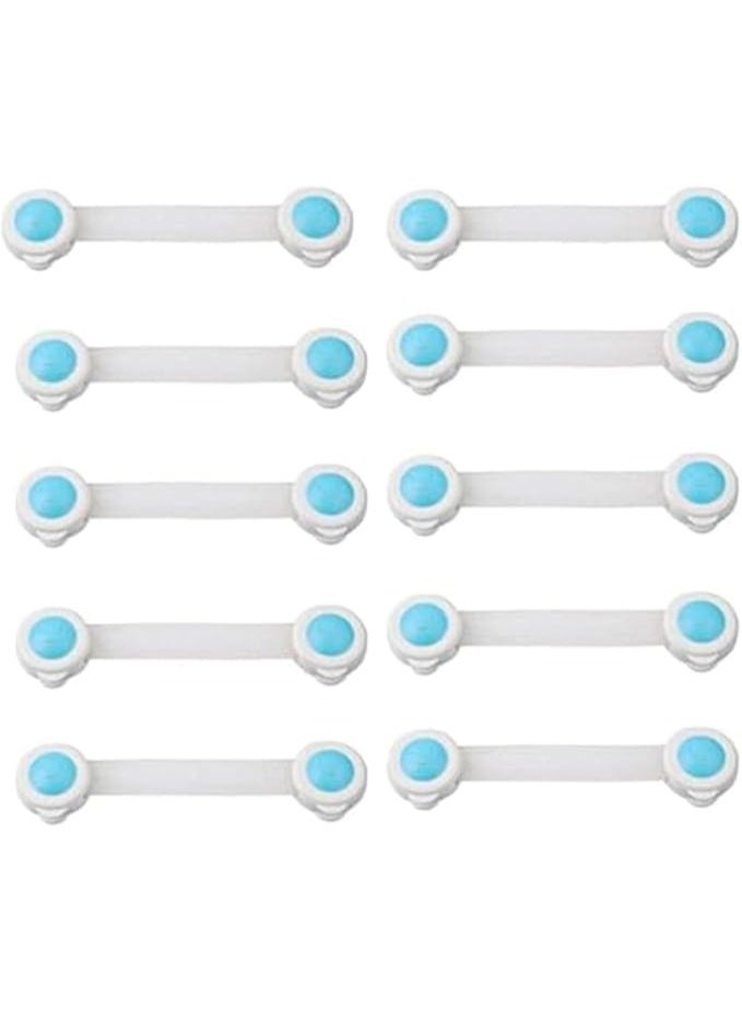 10 قطع من أدوات العناية الآمنة للأطفال والرضع من البلاستيك متعدد الألوان - Image 1