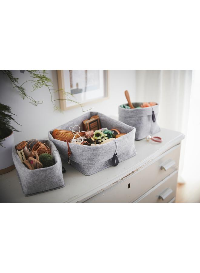 erorex Basket, set of 3, grey - Image 3