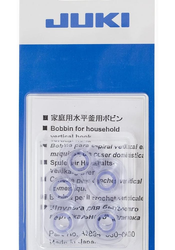 Juki Plastic Drop In Bobbins - Package of 5