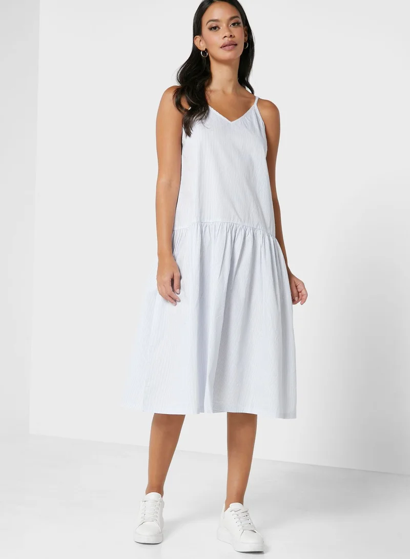 Cotton On Tiered Midi Dress