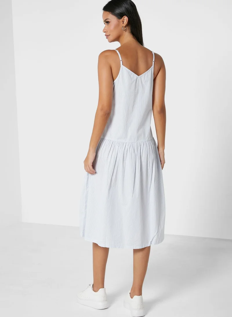 Cotton On Tiered Midi Dress