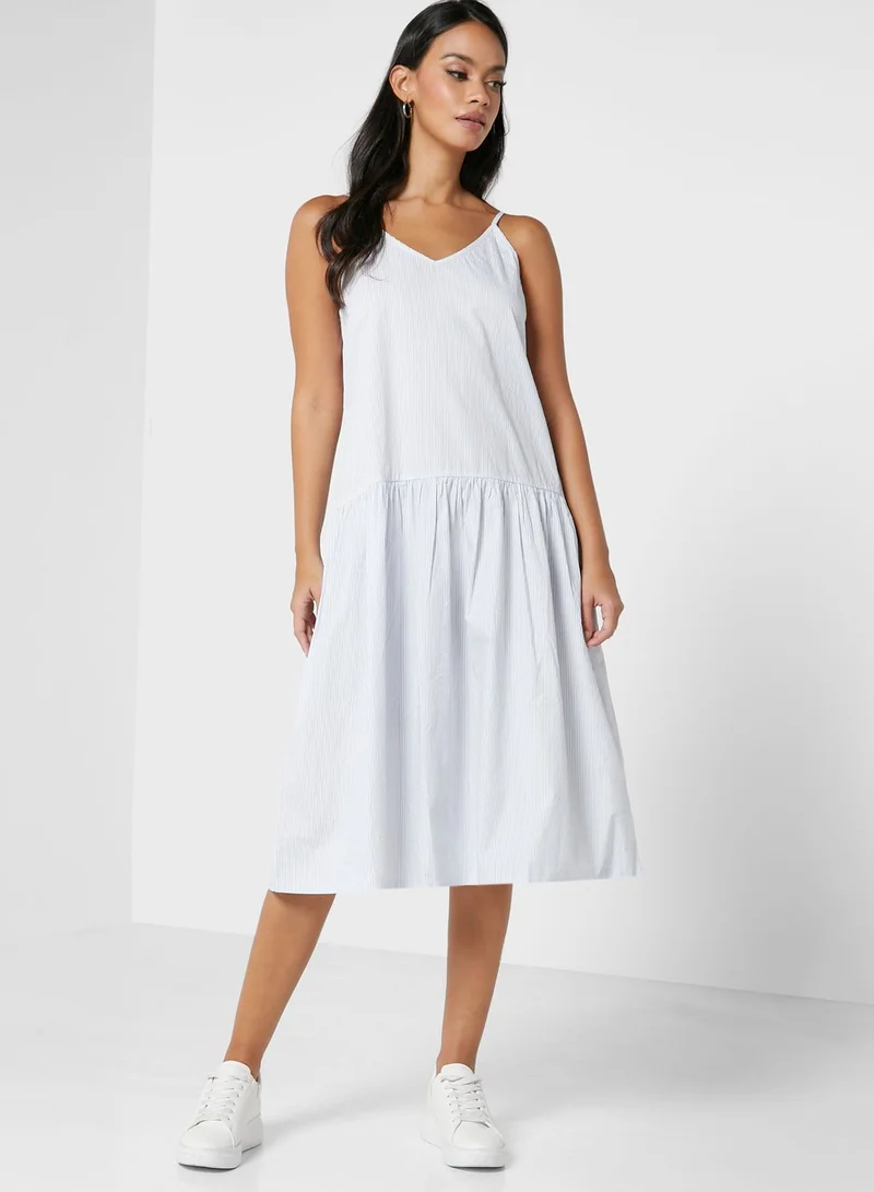 Cotton On Tiered Midi Dress
