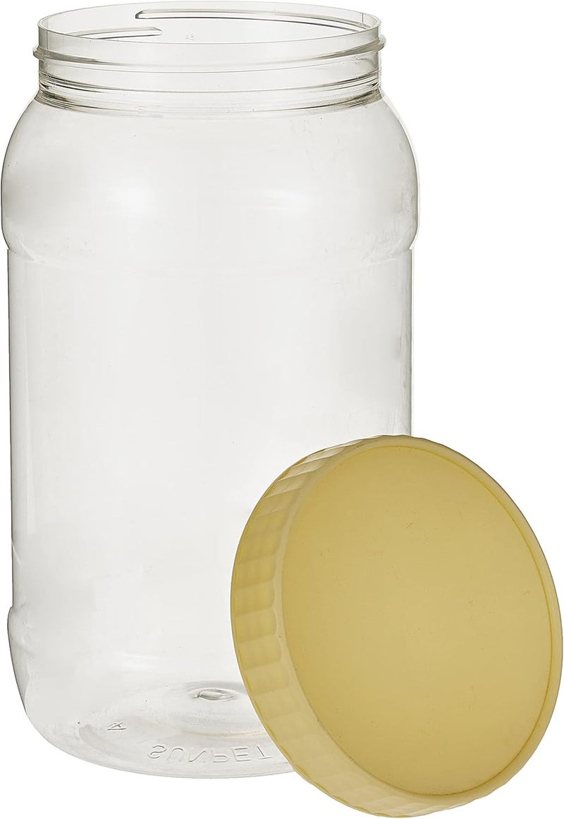 Sunpet Alsaqer Round SpiceJar/Pet Jar/Plastic Round Food Storage Jar 2000 ml Capacity - Image 2