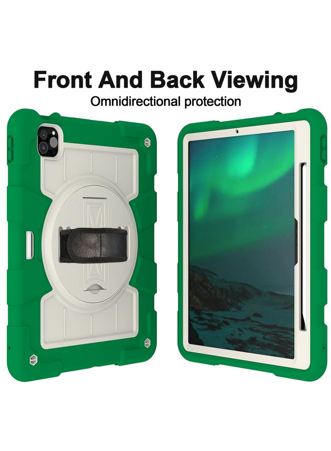 Zaboon Case For iPad Air 11 2025 / 2024 Silicone Hybrid PC Shockproof Tablet Case with Shoulder Strap - Image 4