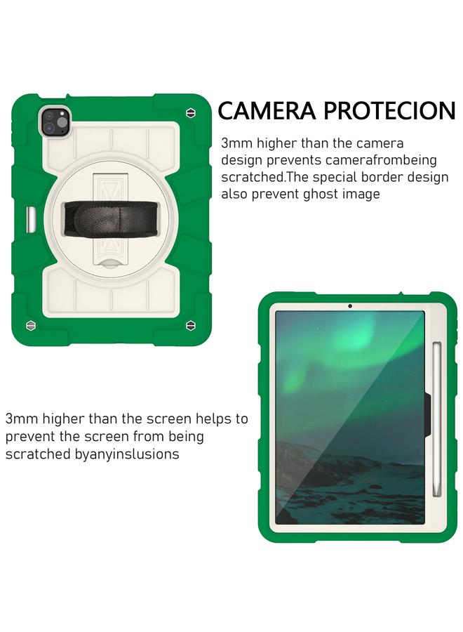 Zaboon Case For iPad Air 11 2025 / 2024 Silicone Hybrid PC Shockproof Tablet Case with Shoulder Strap - Image 3