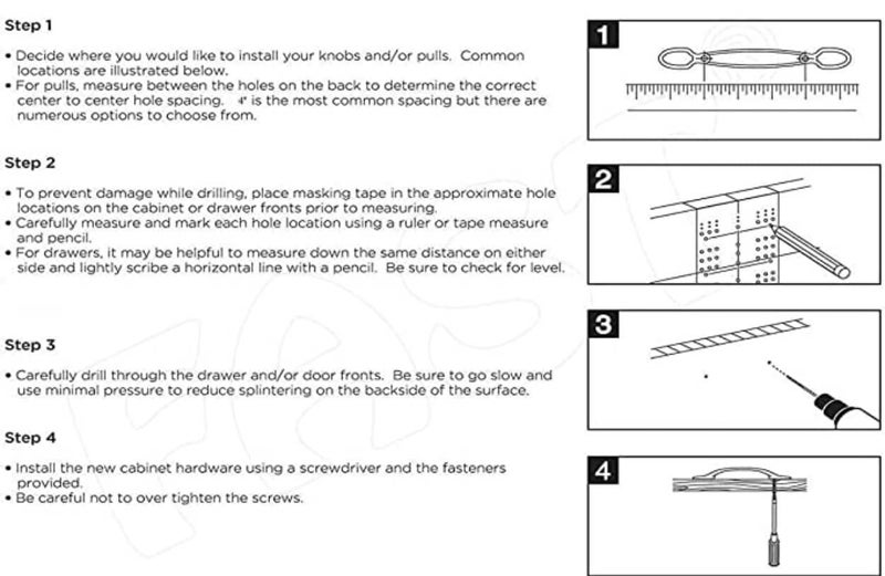 FAST مقبض خزانة الأثاث بلمسة فضية من الكروم والفولاذ المقاوم للصدأ 6 قطع (96 مم 4 بوصة) - Image 5