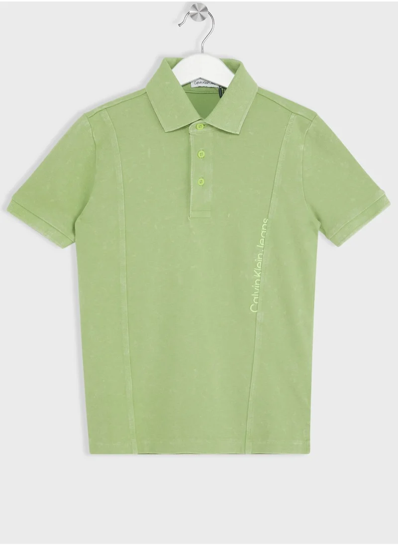 Calvin Klein Jeans Youth Pique Polo