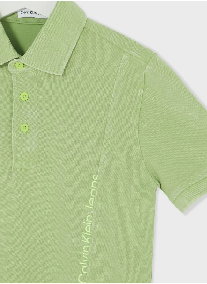 Calvin Klein Jeans Youth Pique Polo