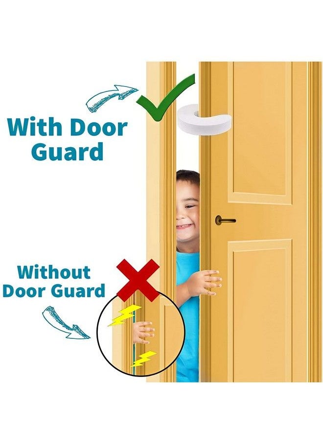KidDough - Baby Proofing Safety Kit ; 2 Finger Pinch Door Hinge Guards 5 Safety Locks For Cabinets Almirahs Etc 2 C Shape Door Stopper 6 Electric Socket Guards For Kids ; Protection For Child Safety (Safety Kit) - Image 1