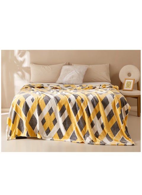 Light weight Extra Soft Single Size Solid Blanket all season Flannel Fleece Throw Blanket 150x200cm 100% Polyester-Multicolor