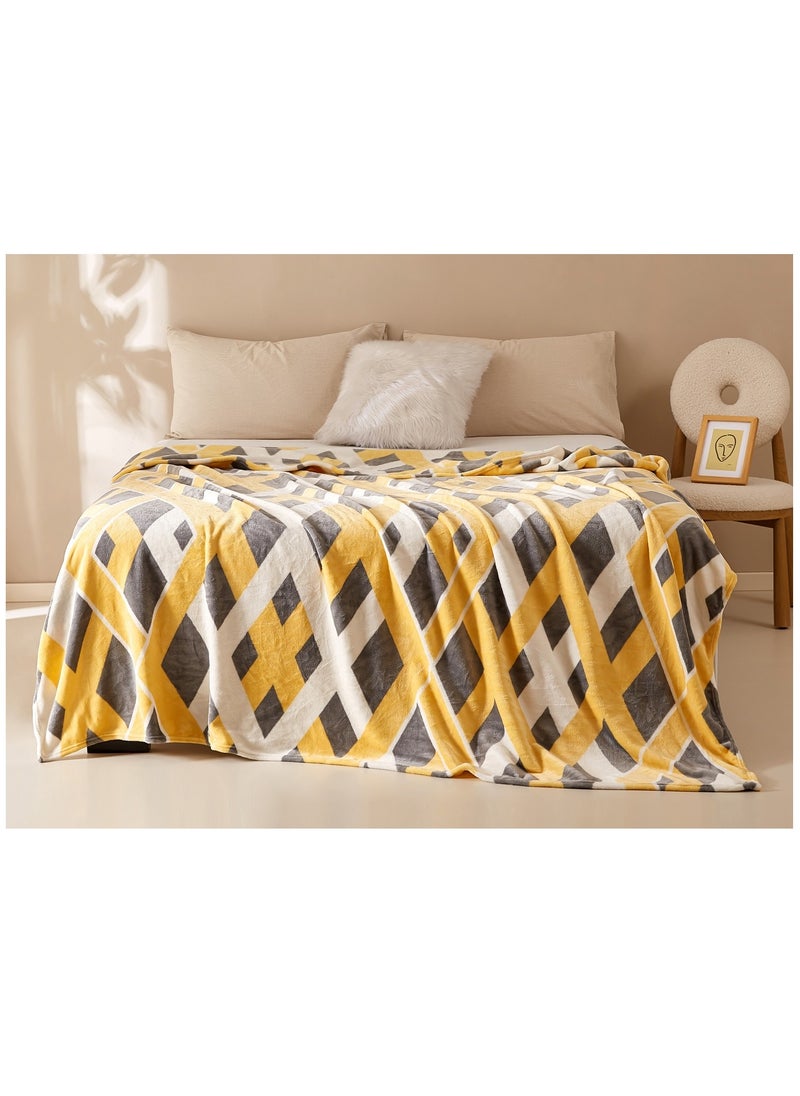 RISHAHOME Light weight Extra Soft Single Size Solid Blanket all season Flannel Fleece Throw Blanket 150x200cm 100% Polyester-Multicolor  - Image 2