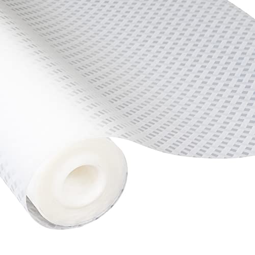 KAYJEN Ethylene Vinyl Acetate Food Grade EVA Anti Slip Washable Matsheet For Fridge, Kitchen, Drawer, Shelf Liner, Table (Clear Crossed Stripe, 45 Cm X 5Meter) - Image 3
