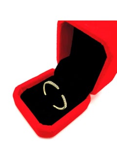 Hamsa.ae 18K Pure Gold Elegant Zircon Stone Ring Size 5  - Image 3