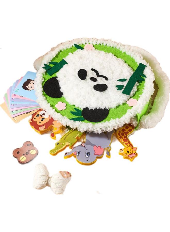 Dimoarch Handmade Wool Painting Embroidery Children'S Cartoon Bag Poke Poke Fun Material Kit For Making Pretend Play Toys Birthday Gift - Image 1