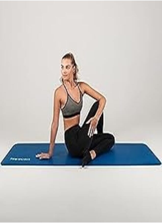 Generic yoga mat 10 mm blue color 