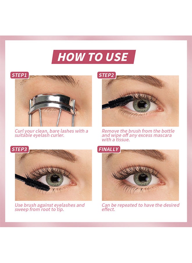 Mascara, Volumizing And Lengthening Mascara, Washable Formula With Plant Extract And Fibres, Lash Sensational Sky High, Black Black
