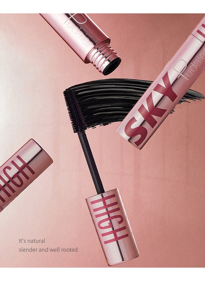 Mascara, Volumizing And Lengthening Mascara, Washable Formula With Plant Extract And Fibres, Lash Sensational Sky High, Black Black