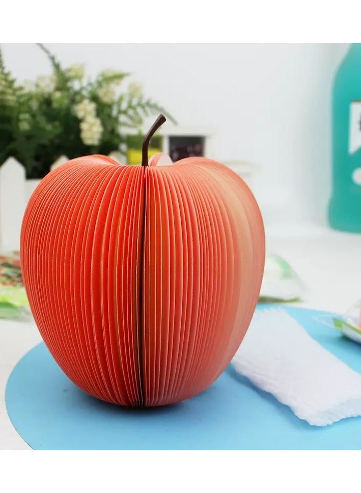 Generic 200pcs 2 Style 3d Fruit Shape Portable Mini Sticker Notes, Memo Pads, Paper Notepads, For Office School Holiday Gifts  - Image 3