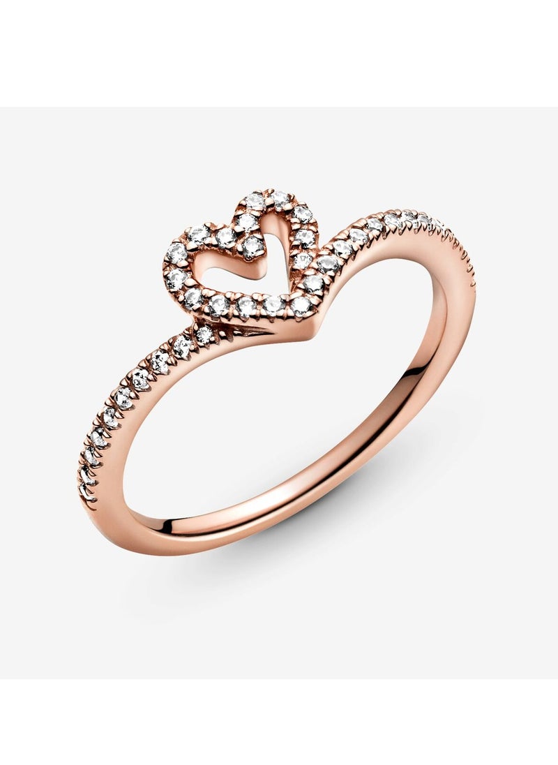Pandora marquise wishing bone ring