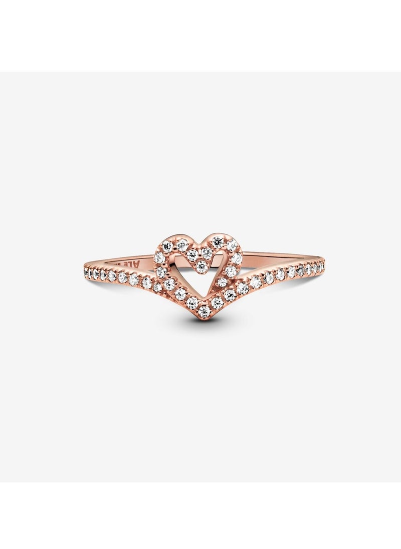 Pandora marquise wishing bone ring