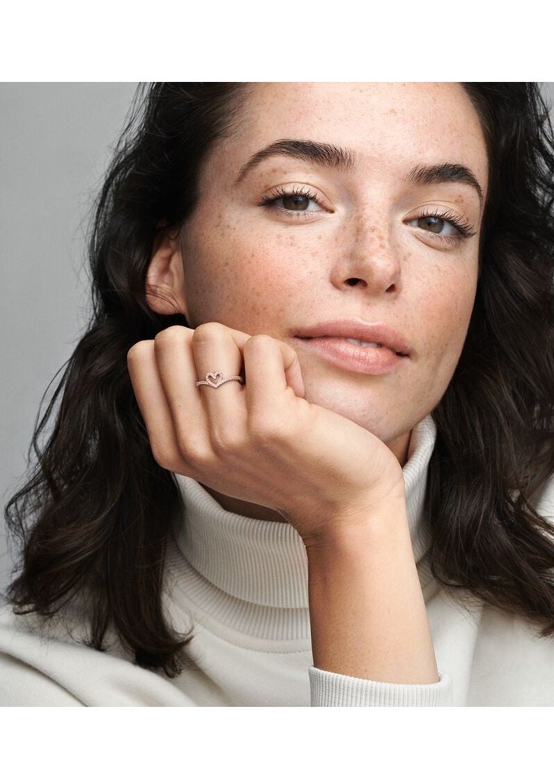 Pandora marquise wishing bone ring