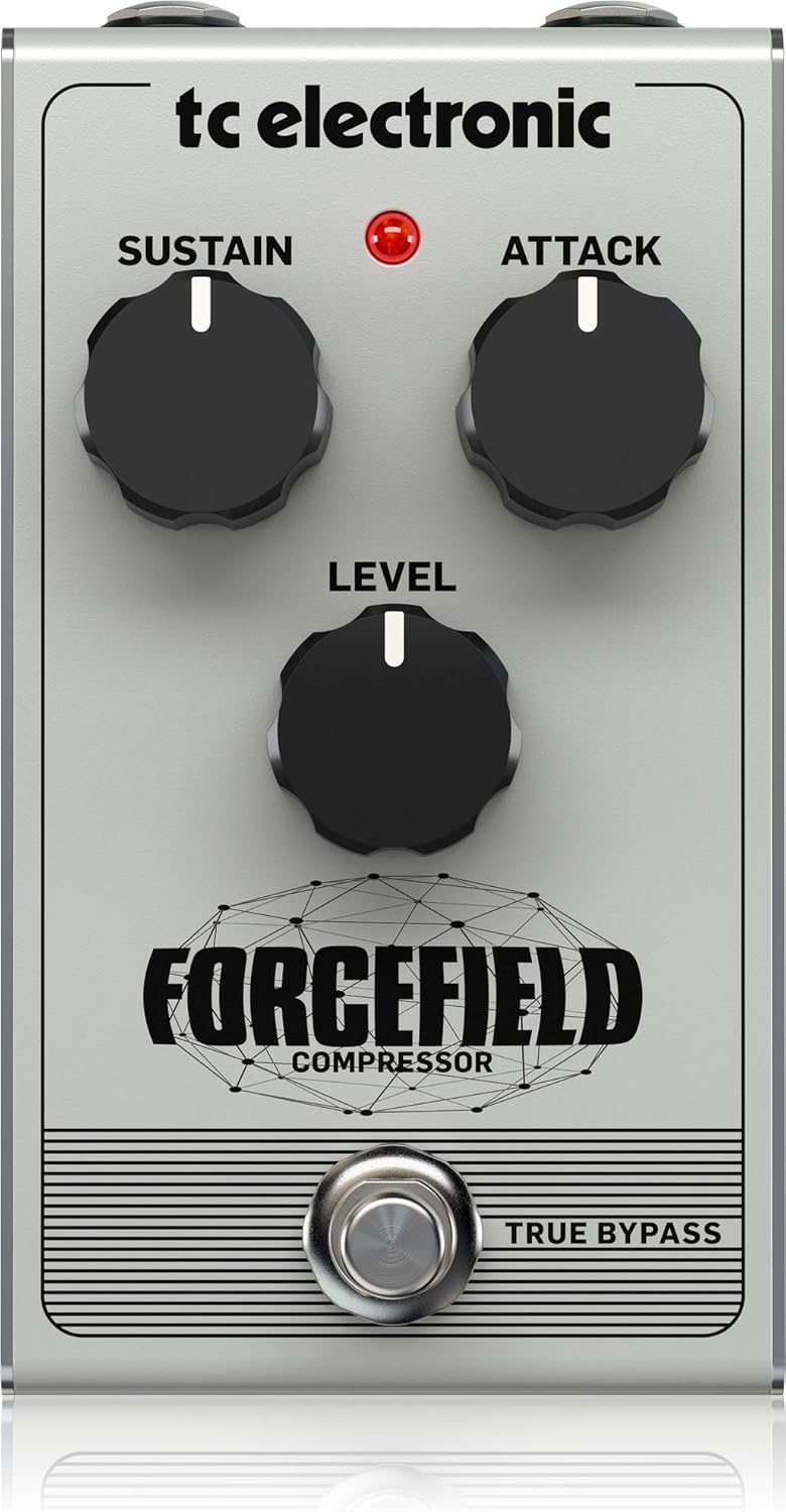 FORCEFIELD COMPRESSOR Classic Compressor/Limiter Pedal with Endless Sustain