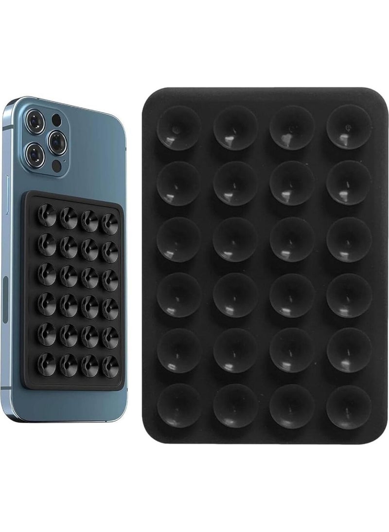 Bilişim Aksesuar Silicone Suction Cup Phone Holder Black With Non Slip Adhesive For Mobile Phone 