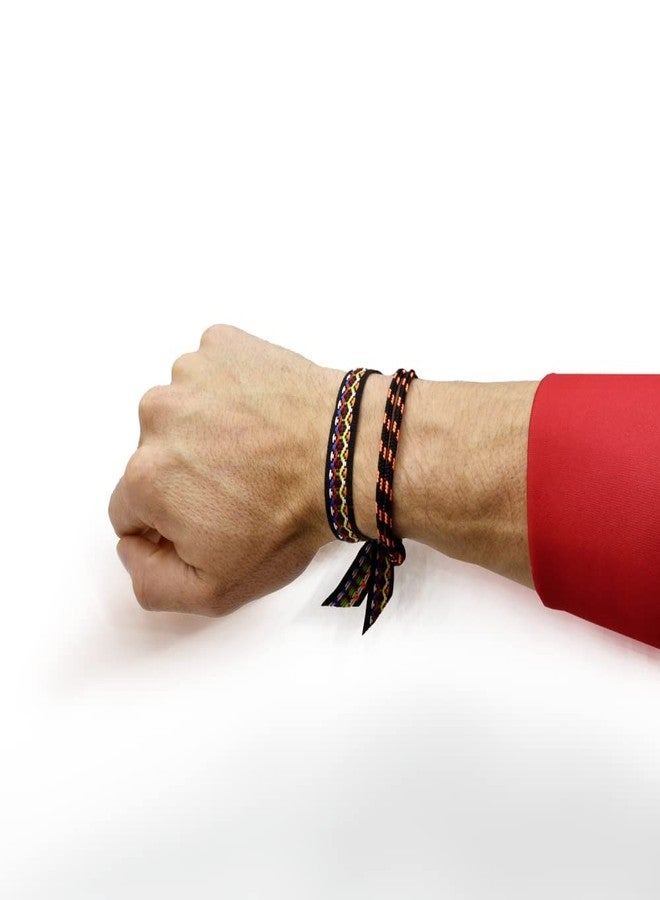 BDM Boho Fabric Bracelets, Adjustable Thread Bracelets, Friendship Friendship Bracelet, Women's Rope Bracelets, Universal Surf Bracelet for Men and Women, Adjustable and Waterproof - Image 3