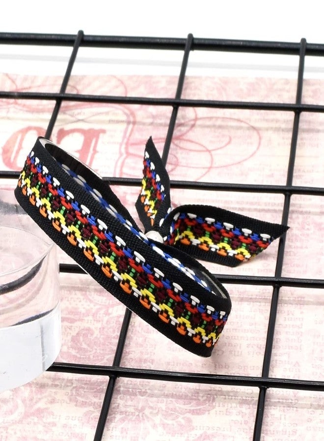 BDM Boho Fabric Bracelets, Adjustable Thread Bracelets, Friendship Friendship Bracelet, Women's Rope Bracelets, Universal Surf Bracelet for Men and Women, Adjustable and Waterproof - Image 2