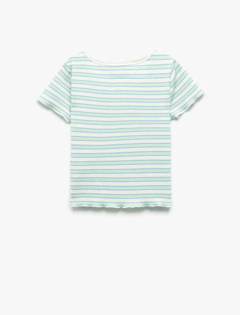 كوتون Striped T-Shirt