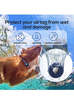 KASTWAVE Collar Holder  for Airtag Loss Prevention Protector for Dog and Cat Collar Undershirt Silicone Loss Prevention Cover for 0.8-1.2 Inch Pet Collar Harness Ring (4 Pieces)  - Image 4