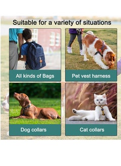 KASTWAVE Collar Holder  for Airtag Loss Prevention Protector for Dog and Cat Collar Undershirt Silicone Loss Prevention Cover for 0.8-1.2 Inch Pet Collar Harness Ring (4 Pieces)  - Image 3