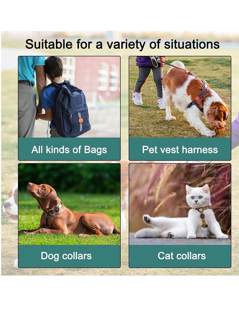 KASTWAVE Collar Holder  for Airtag Loss Prevention Protector for Dog and Cat Collar Undershirt Silicone Loss Prevention Cover for 0.8-1.2 Inch Pet Collar Harness Ring (4 Pieces)  - Image 3