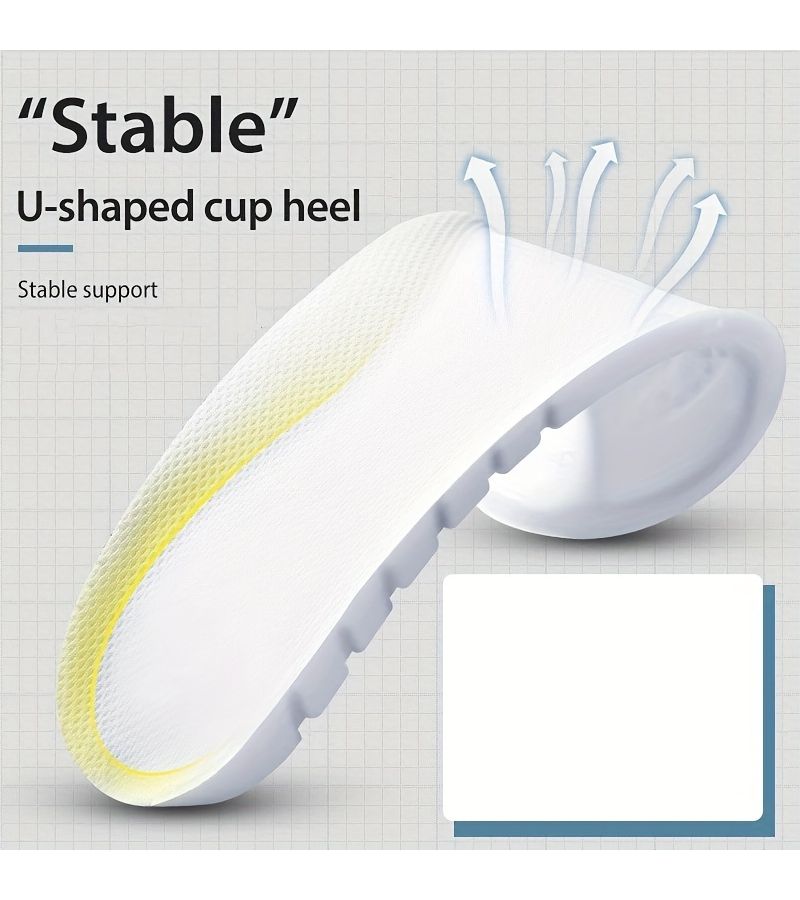 New Invisible Height Insoles 1 Pair EVA Soft Light Sole Pad For Men Women Boost 1.5cm 0.59in Size EU43 44 270mm 10.63inch - Image 3