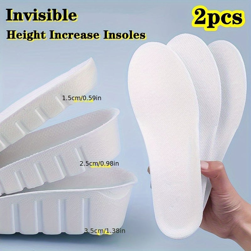 New Invisible Height Insoles 1 Pair EVA Soft Light Sole Pad For Men Women Boost 1.5cm 0.59in Size EU43 44 270mm 10.63inch - Image 2